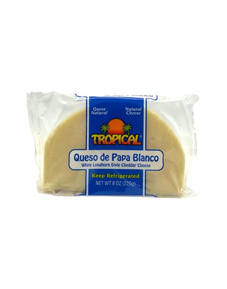 19814 - Tropical Queso De Papa White - 8 oz. - Box:  - Loc: NV-7