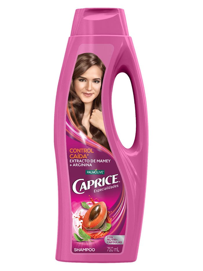 19822 - Caprice Shampoo Control Caida, Mamey + Arginina - 750ml - Box:  - Loc: K13