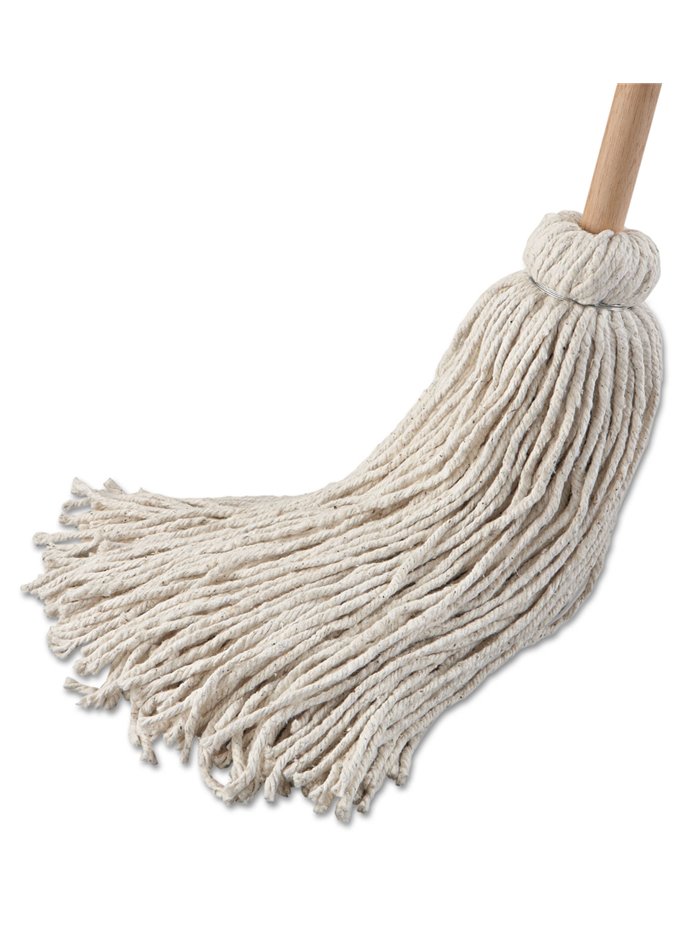 19917 - Colonial Polyester Mop W/ Wood Stick, No. 32 - Box:  - Loc: A6