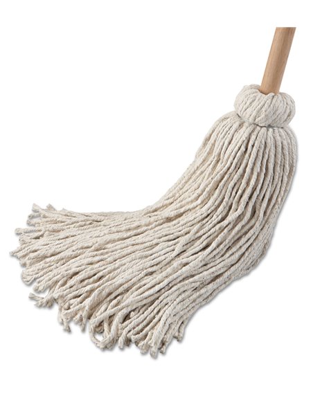 19928 - Colonial Polyester Mop W/ Wood Stick, No. 12 - Box:  - Loc: A6