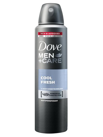 19939 - Dove Men + Care Deodorant Spray, Cool Fresh - 150ml - Box:  - Loc: K9