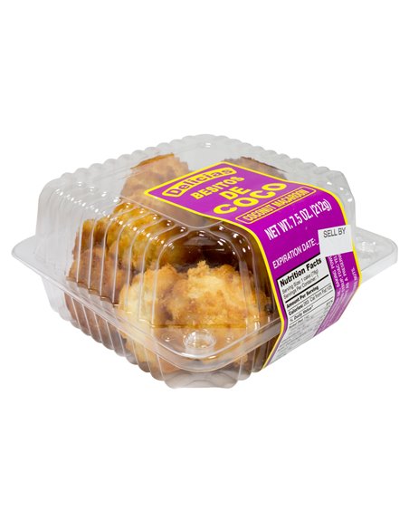 19957 - Delicias Bakery, Coconut Macaroon - 7.5oz. (Case of 18) - Box:  - Loc: N6