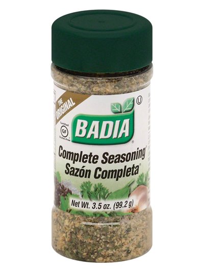 19995 - Badia Complete Seasoning ( Sazón Completo ) - 3.5 oz. (Pack of 8) - Box:  - Loc: S10