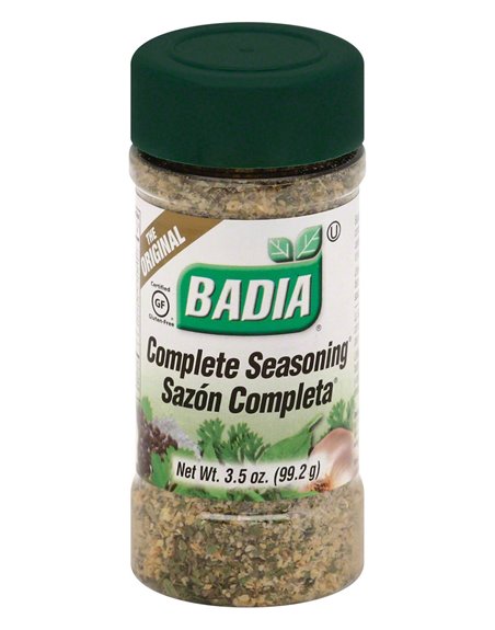 19995 - Badia Complete Seasoning ( Sazón Completo ) - 3.5 oz. (Pack of 8) - Box:  - Loc: S10