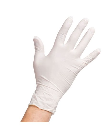 19999 - Latex Gloves Powder Free, Small - 100 Pieces - Box:  - Loc: P4