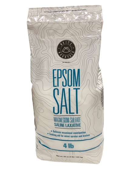 20027 - Epsom Salt - 4 lb. (Case of 6) - Box:  - Loc: I4