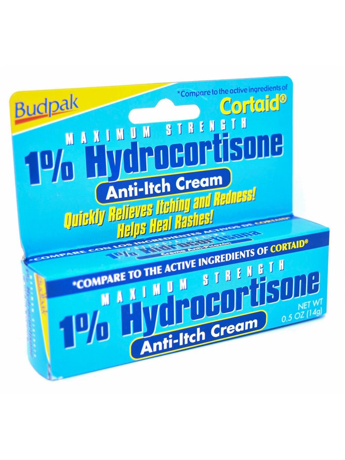 20118 - Budpak 1% Hydrocortisone Anti-Itch Cream - 1 oz. - Box:  - Loc: 