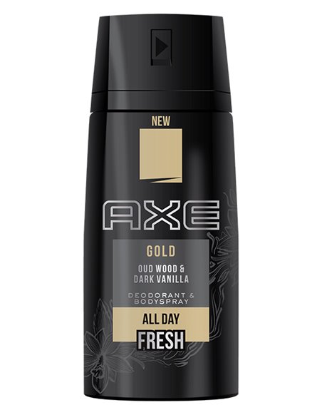 20249 - Axe Body Spray, Gold All Day Fresh- 150ml - Box:  - Loc: K9