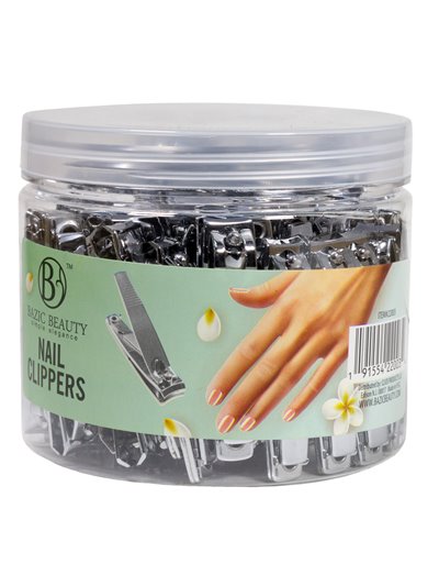 20269 - Bazic Beauty Nail Clippers Jar ( Medium ) - 60ct - Box:  - Loc: J5
