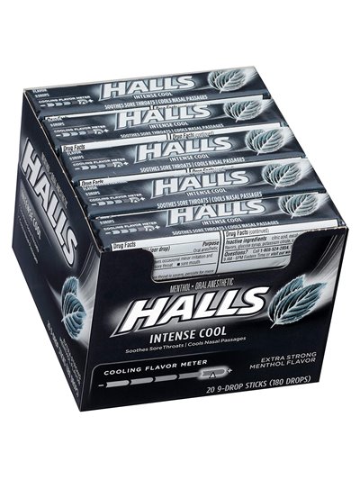 20281 - Halls Black ( Import ) - 20ct - Box:  - Loc: N2