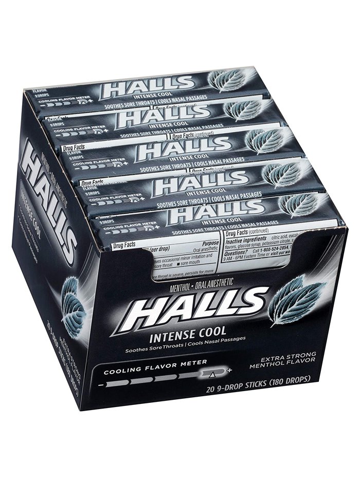 20281 - Halls Black ( Import ) - 20ct - Box:  - Loc: N2