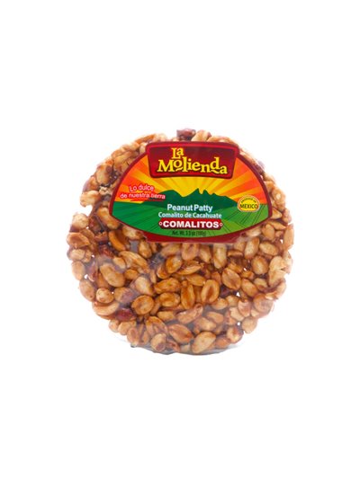 20289 - La Molienda Comalitos, Peanut Patty - 3.4 oz. (Case of 40) - Box:  - Loc: N0