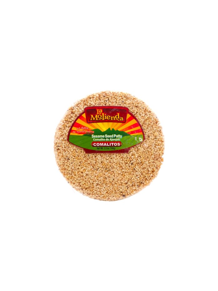 20291 - La Molienda Comalitos, Sesame Seed Patty - 3.4 oz. - Box:  - Loc: N0