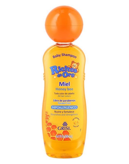 20438 - Ricitos de Oro Baby Shampoo, Honey Bee - 8.4 fl. oz. - Box:  - Loc: K13