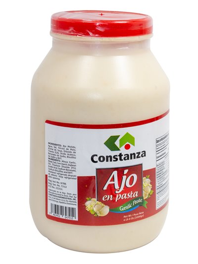 20538 - Constanza Garlic Paste, 4.6 Lb (70.6oz) - Box:  - Loc: R8