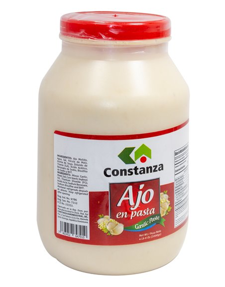 20538 - Constanza Garlic Paste, 4.6 Lb (70.6oz) - Box:  - Loc: R8