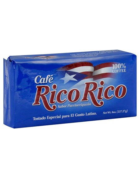 20594 - Cafe Rico Rico Ground, Brick - 8 oz. (Case of 24) - Box:  - Loc: G4