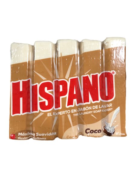 20628 - Hispano Soap, Coco - 5 Pack (Case of 10) - Box:  - Loc: B2