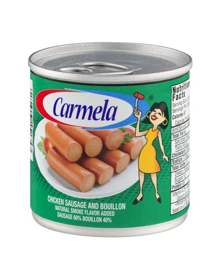 20639 - Carmela Chicken Vienna Sausage - 4.6 oz. (48 Cans) - Box:  - Loc: H7