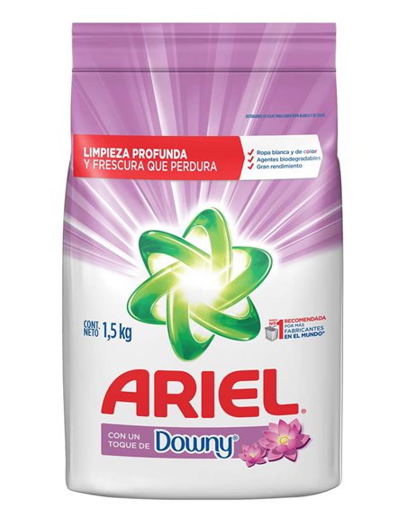 20705 - Ariel Powder W/Downy - 1.5 kg (Case of 12) - Box:  - Loc: B6
