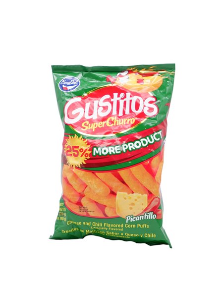 20742 - Boca Deli Gustitos Super Churro Picantillo 20/2.5 oz - Box:  - Loc: O1