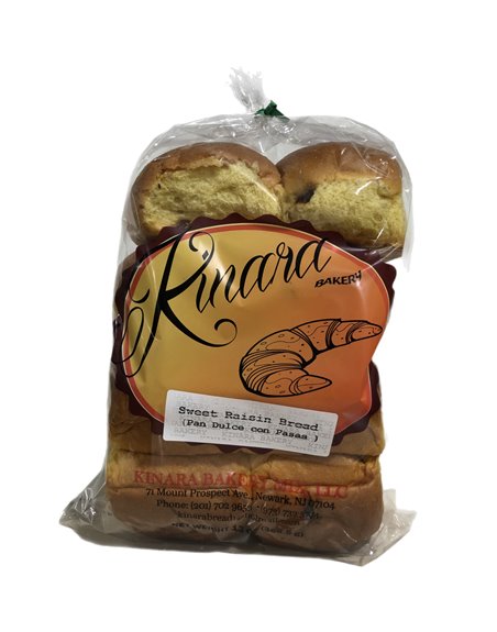 20749 - Kinara Raisin Bread (Pan Dulce Con Pasas) - 13oz. - Box:  - Loc: N0