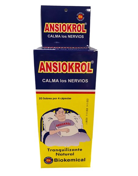 20778 - Ansiokrol Tranquilizante Natural - 20 Pack/4ct - Box:  - Loc: K6-99