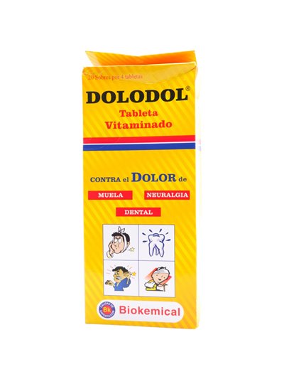 20780 - Dolodol Tableta Vitaminado- 20 Pack/4ct - Box:  - Loc: K6