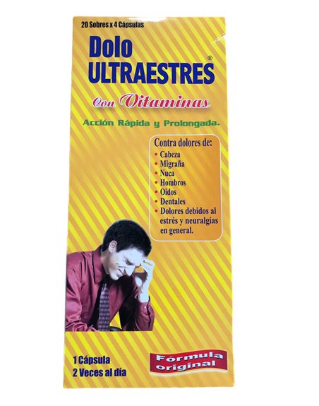 20781 - Dolo Ultrastress Capsula Vitaminado- 20 Pack/4ct - Box:  - Loc: K6