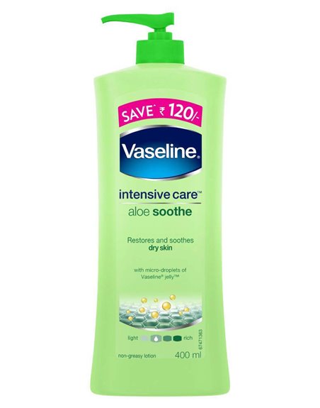 20789 - Vaseline Cream Aloe Soothe - 400ml - Box:  - Loc: J1