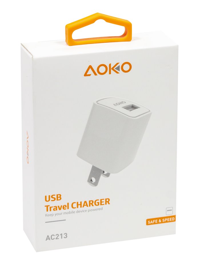 20818 - Aoko Usb Head Charger 240 v - Box:  - Loc: L0