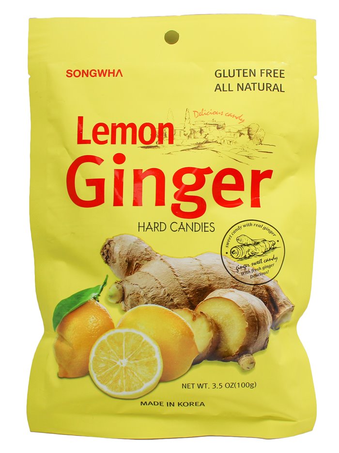 20823 - Lemon Ginger Hard Candies 3.5 oz - Box:  - Loc: M1