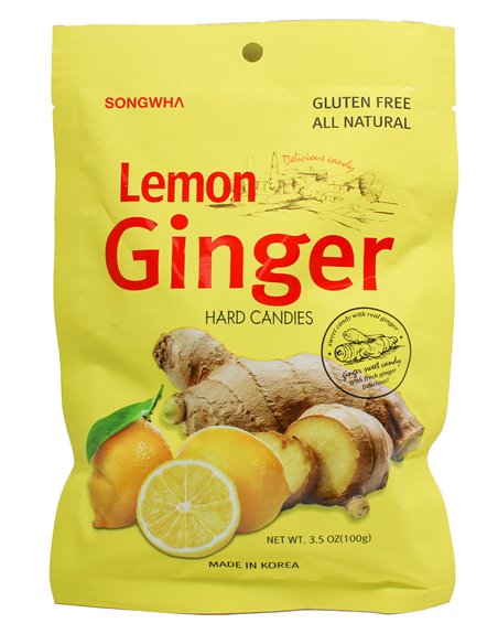 20823 - Lemon Ginger Hard Candies 3.5 oz - Box:  - Loc: M1