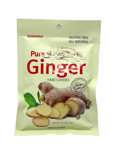 20824 - Pure Ginger Hard Candies 3.5 oz - Box:  - Loc: M1