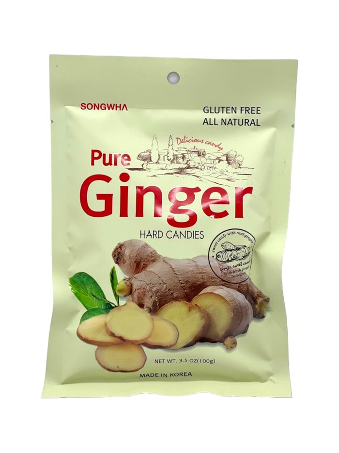 20824 - Pure Ginger Hard Candies 3.5 oz - Box:  - Loc: M1