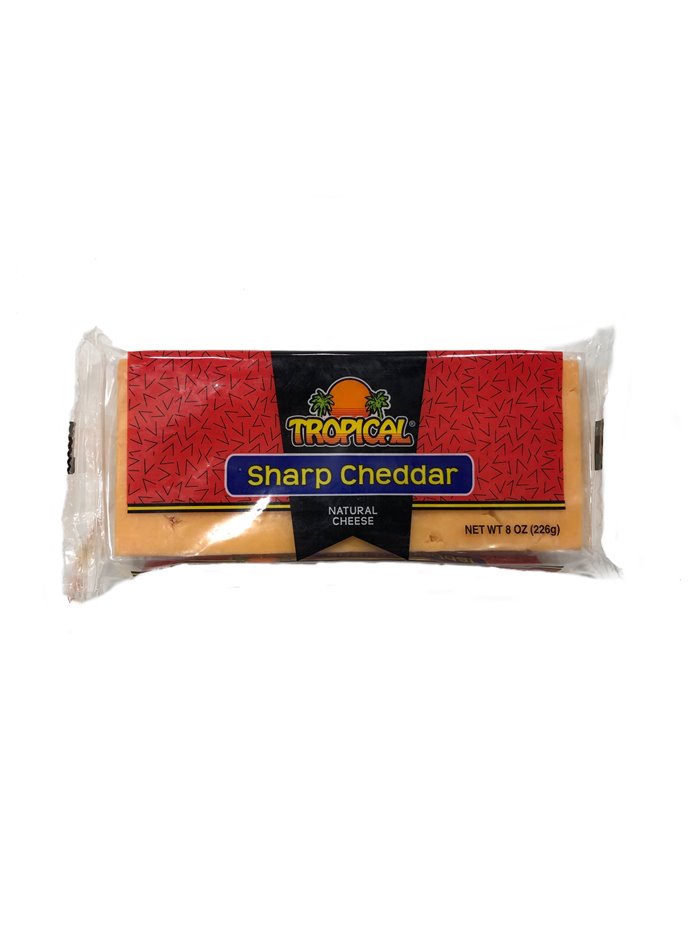 20832 - Tropical Sharp Chedddar 8 oz - Box:  - Loc: NV-8