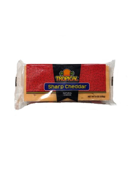 20832 - Tropical Sharp Chedddar 8 oz - Box:  - Loc: NV-8