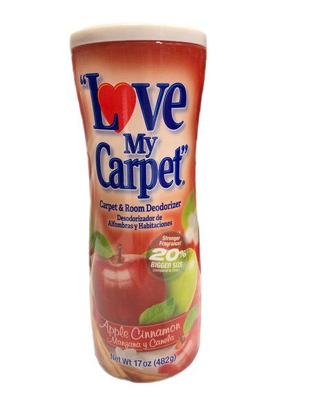 20886 - Love My Carpet Apple Cinnamon - 17oz. (12 Pack) - Box:  - Loc: I5