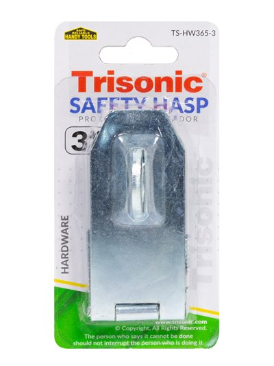 20919 - Trisonic Safety Hasp 3"(Pasador Protector) TS-HW365-3 - Box:  - Loc: 31F