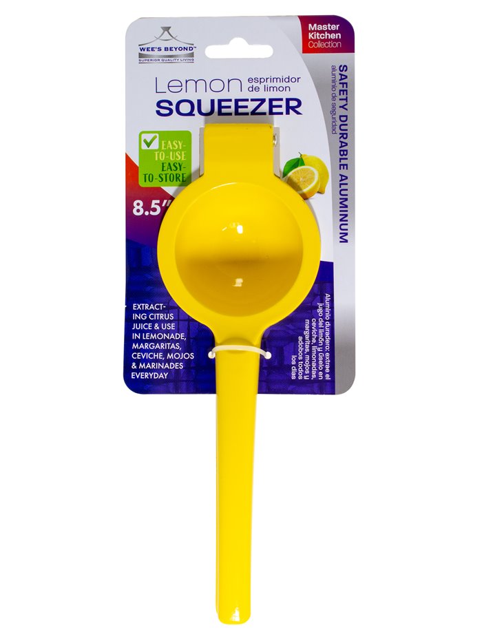 20963 - Wee's Beyond Aluminum Lemon Squeezer ( Yellow ) - Box:  - Loc: 32F