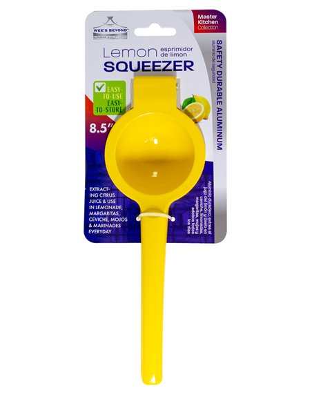 20963 - Wee's Beyond Aluminum Lemon Squeezer ( Yellow ) - Box:  - Loc: 32F