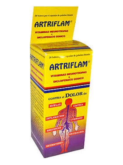 20965 - Artriflam Vitaminas Neurotropas - 20 Pack/4ct - Box:  - Loc: K6-99