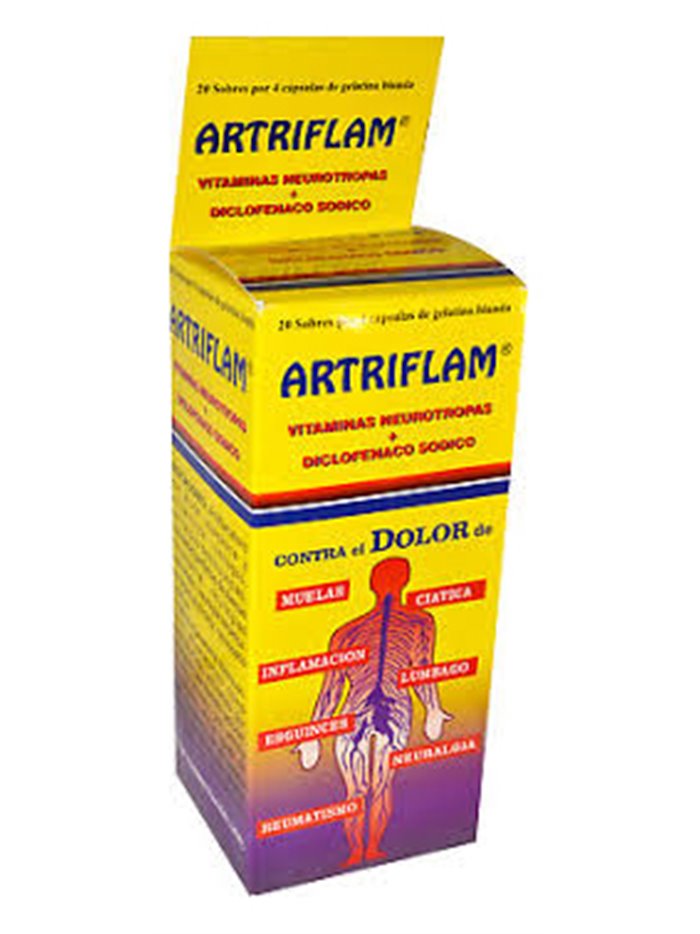 20965 - Artriflam Vitaminas Neurotropas - 20 Pack/4ct - Box:  - Loc: K6-99