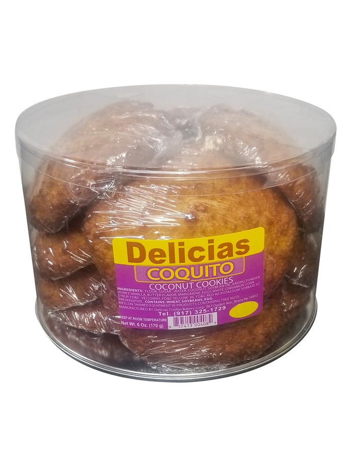 20968 - Delicias Bakery, Coquito - 12ct - Box:  - Loc: Q1