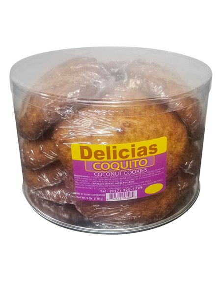 20968 - Delicias Bakery, Coquito - 12ct - Box:  - Loc: Q1