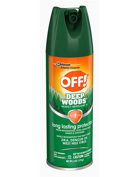 21008 - Off! Insect Repellent Deep Wood -  6 oz.(Case Of 12) -Green - Box:  - Loc: 