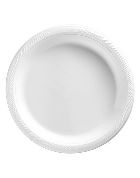 21011 - Ideal Plastic Plates   9 inch -4/100ct - Box:  - Loc: E11