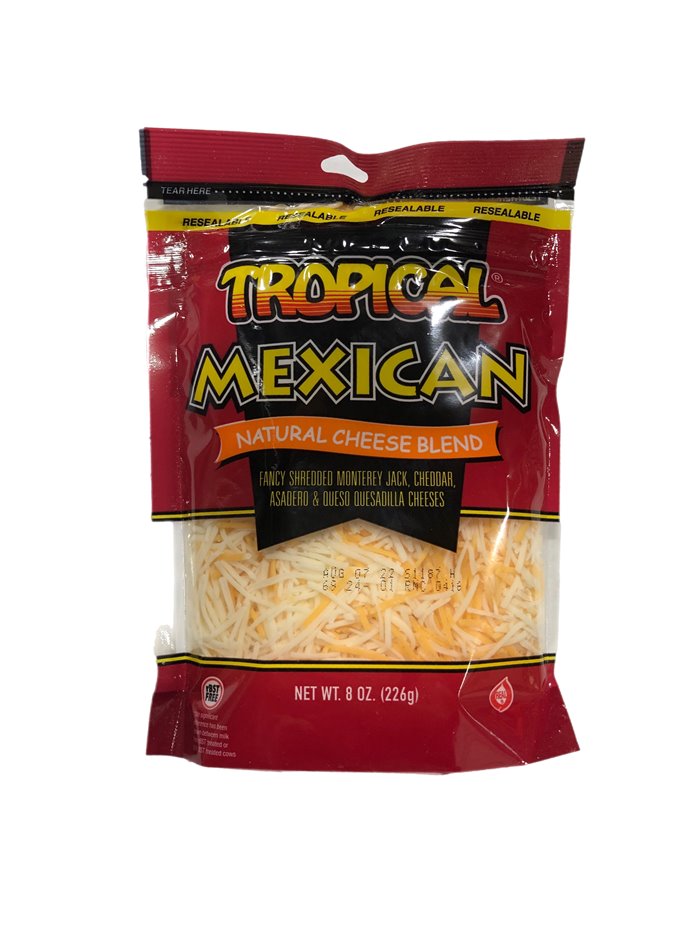21013 - Tropical Mexican Shereds 8 oz - Box:  - Loc: NV-8