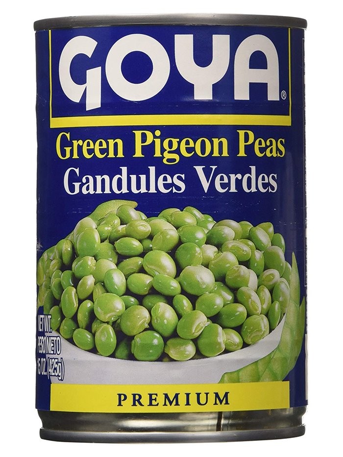 21106 - Goya Green Pigeon Peas -  oz. (Pack of 6) - Box:  - Loc: G8