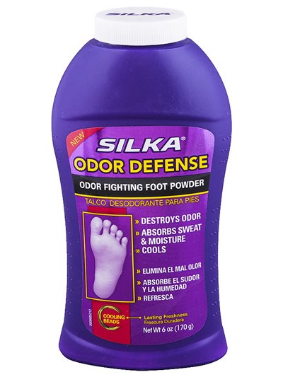 21122 - Silka Odor Defense Powder- 6oz(Case Of 24) - Box:  - Loc: J0